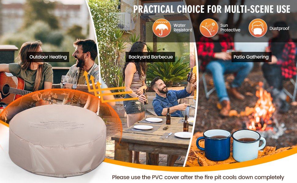 40,000 BTU Stone Gas Fire Stove Pit