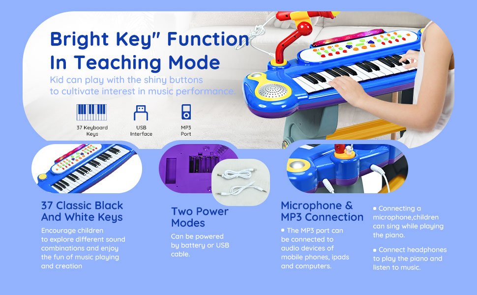 37 Electronic Keyboard