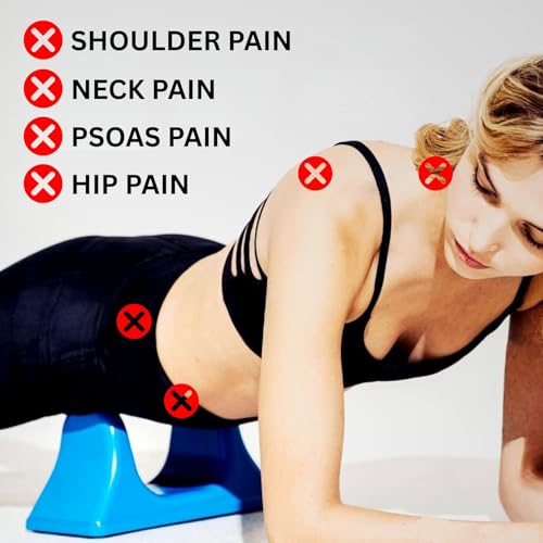 PSORITE Psoas Muscle Release and Deep Tissue Massage Tool Massager Device for Back Hip Flexor Relief and Recovery Durable for Athletes Physical Therapy Trigger Point Pain Night Black