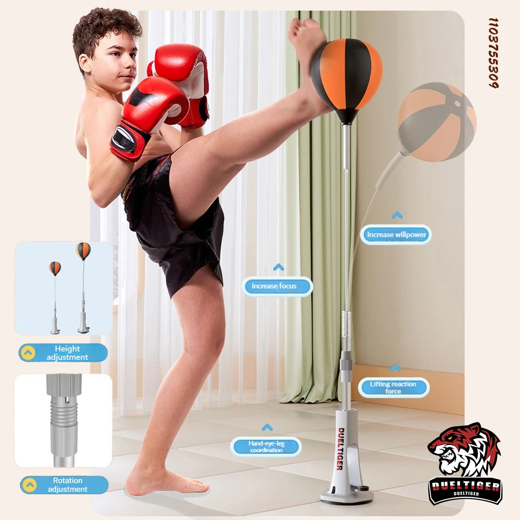 Inflatable Boxing Reflex Bag for Reaction Aiming Agility Training Home Fitness Equipment Oneclick Installation Punching Bag
