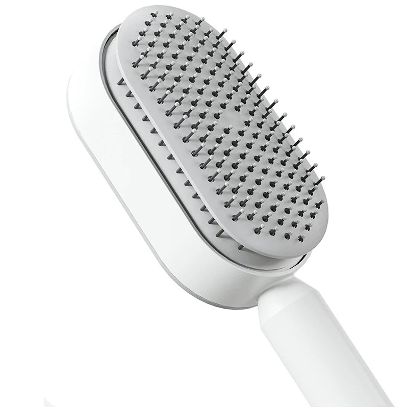 Self Cleaning Hair Brush for Women Onekey Cleaning Hair Loss Airbag Massage Scalp Comb AntiStatic Hairbrush Dropshipping