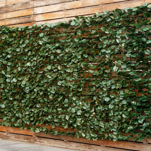 Faux Ivy Leaf Decorative Privacy Fence