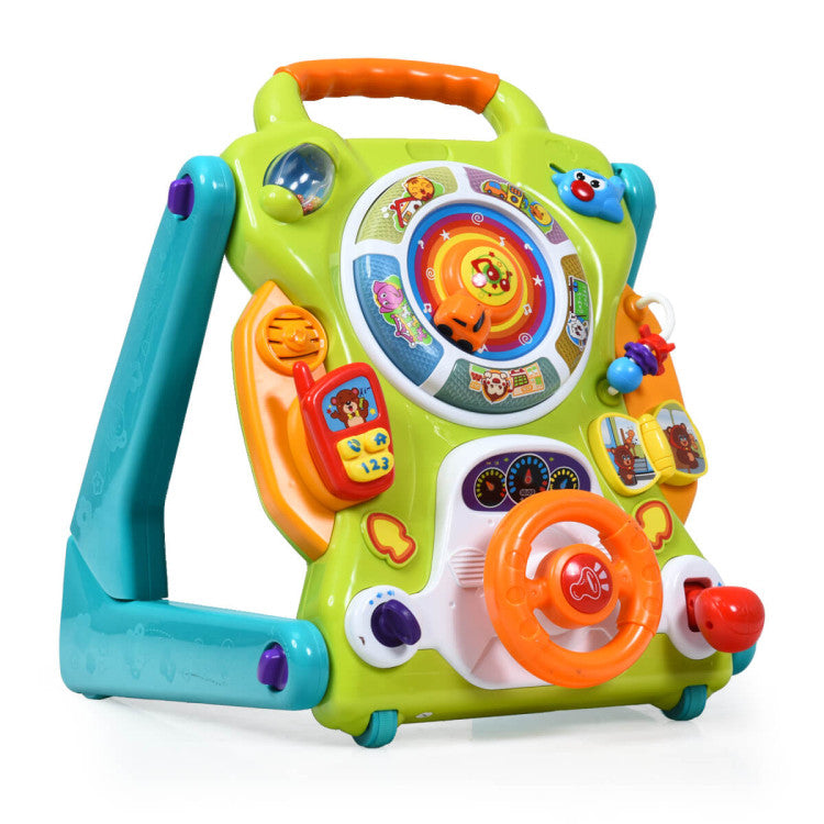 3-in-1 Kids Activity Sit-to-Stand Musical Learning Walker