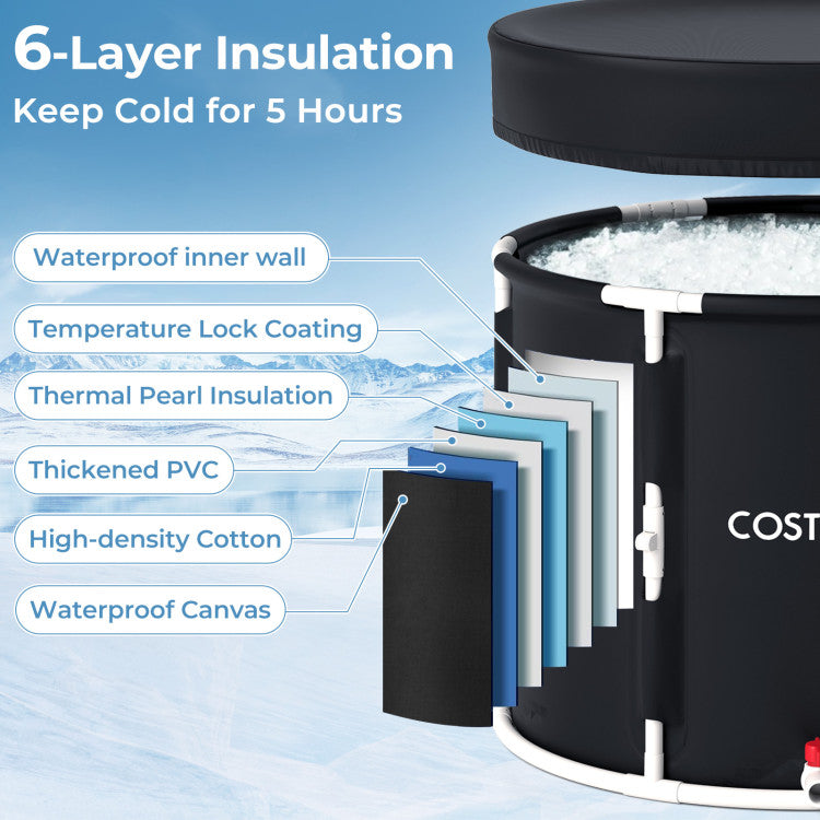 Foldable Ice Bath Tub
