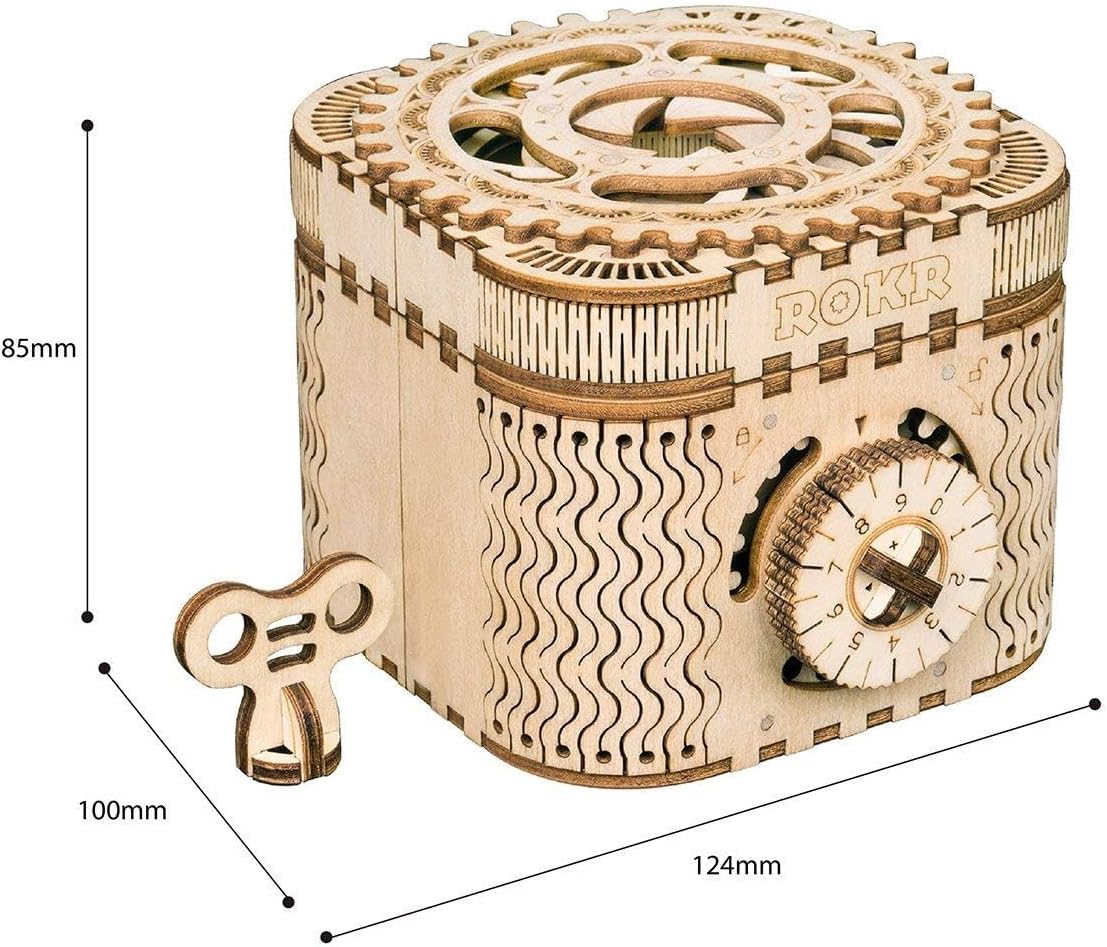 Wooden Puzzle Treasure Box