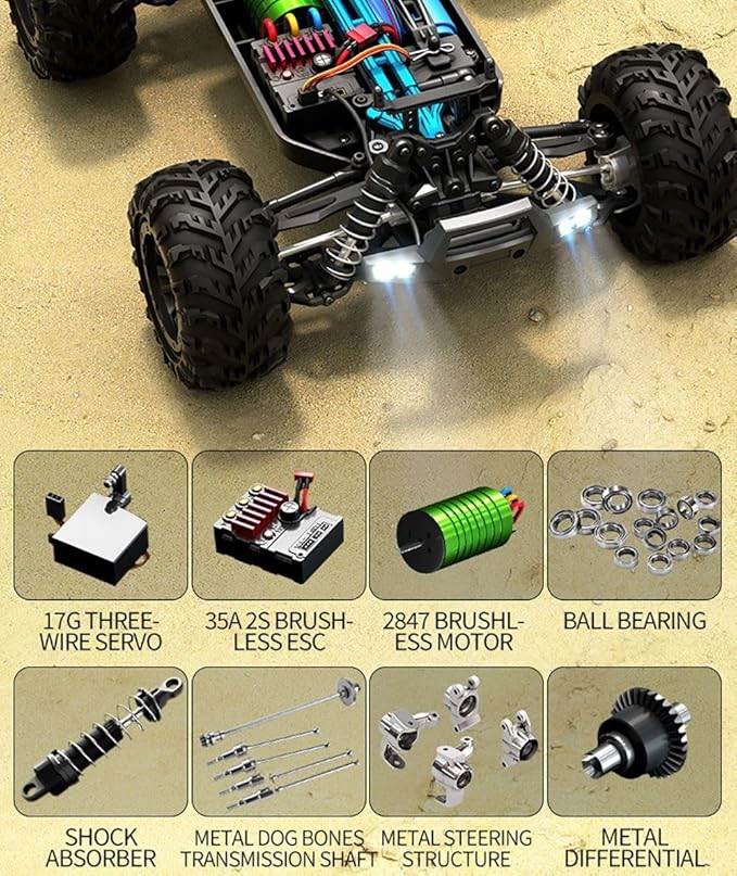 ZLL Beast SG116 MAX Brushless 1/16 Scale 4WD, UP to 80KMH