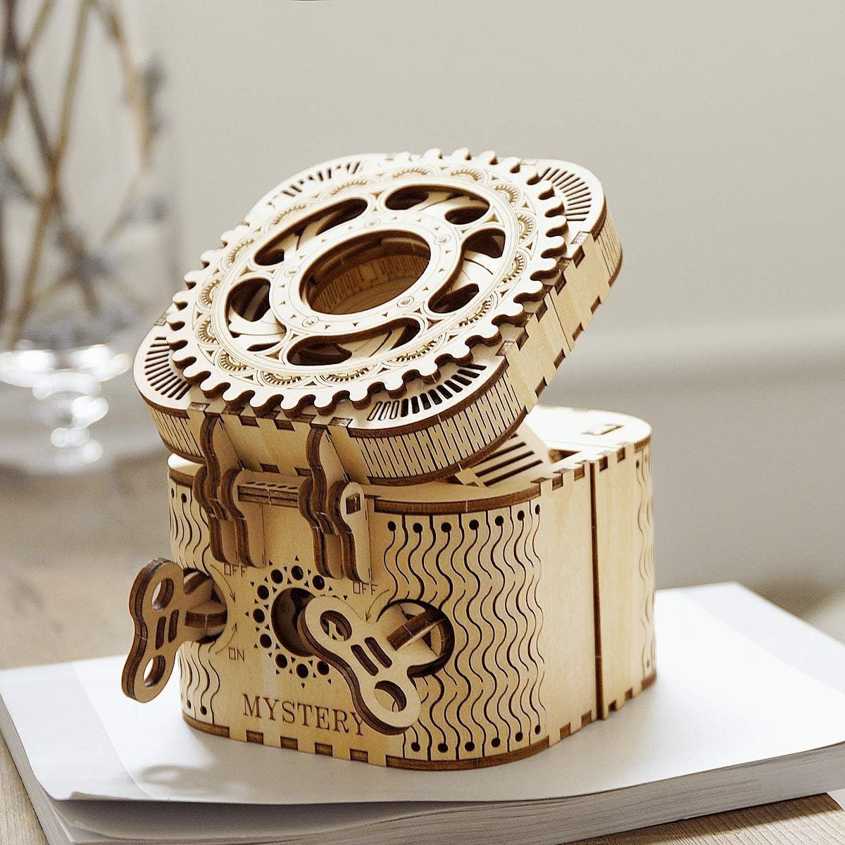 Wooden Puzzle Treasure Box