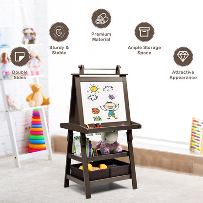 3-in-1 Double-Sided Storage Art Easel