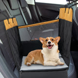 Dog Car Seat Cover with Mesh Window for Small and Medium Dogs