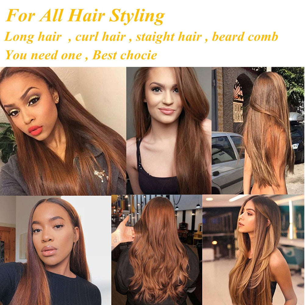 Heating Comb Straightener Electric Hot Comb Flat Iron