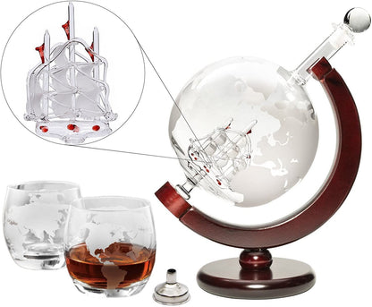 Globe Decanter Set