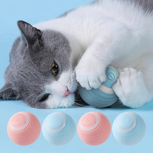 Interactive Electric Rechargeable Rolling Cat Toy