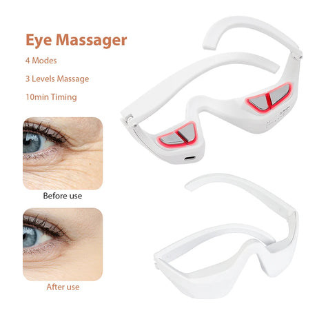 Eye Massager Relieves Eye Fatigue Eyes Massage Glasses Eye Fatigue Relief Massager