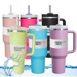 40oz Steel Vacuum Insulated Tumbler with Lid and Straw