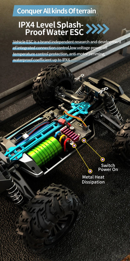 ZLL Beast SG116 MAX Brushless 1/16 Scale 4WD, UP to 80KMH