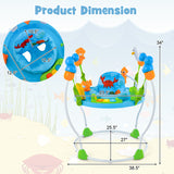 Underwater World Themed Baby Bouncer with Developmental Toys