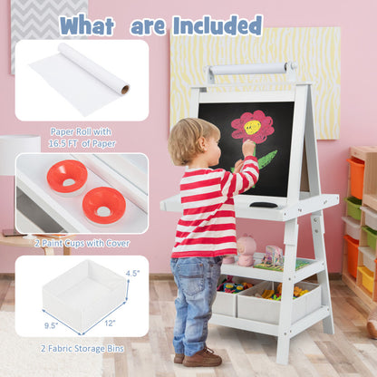 3-in-1 Double-Sided Storage Art Easel