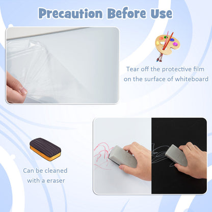 3-in-1 Double-Sided Storage Art Easel