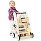Wooden Baby Walker with Height Adjustable Handles