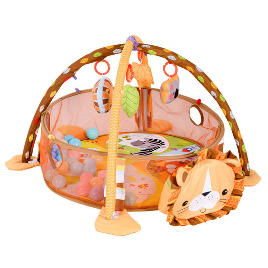 3-in-1 Cartoon Baby Infant Activity Gym Play Mat