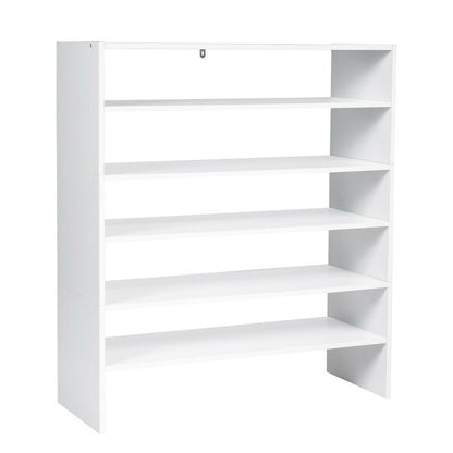 3-in-1 Wood Shoe Rack Ideal for Entryway and Hallway