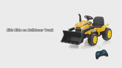 12V Kid's Ride on Excavator with Adjustable Digging Bucket