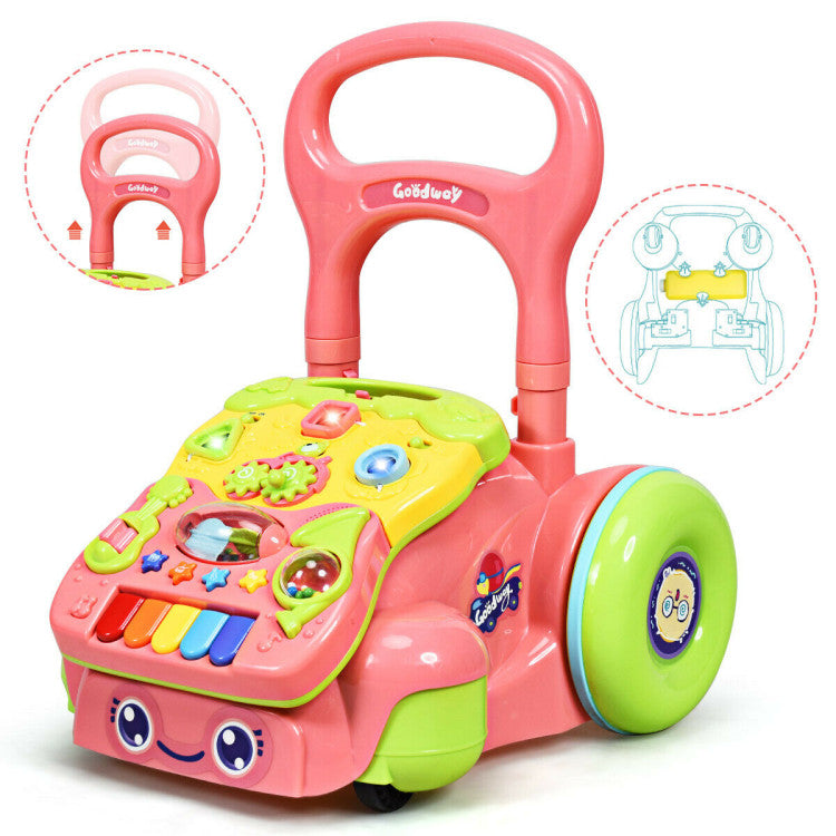 Early Development Toys for Baby Sit-to-Stand Learning Walker