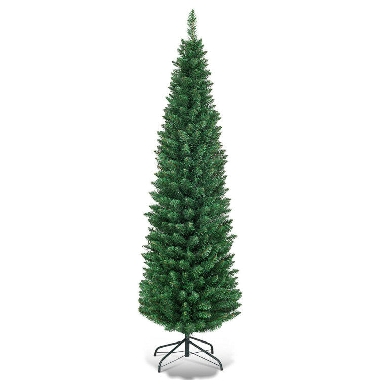 PVC Artificial Slim Pencil National Christmas Tree 5 Feet