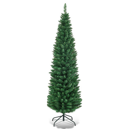 PVC Artificial Slim Pencil National Christmas Tree 5 Feet