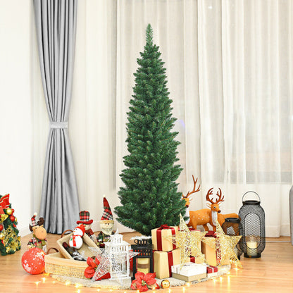 PVC Artificial Slim Pencil National Christmas Tree 5 Feet