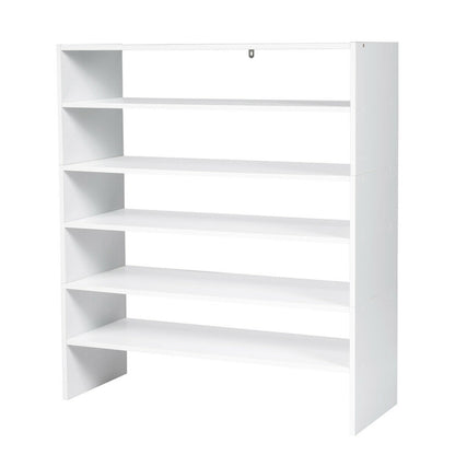 3-in-1 Wood Shoe Rack Ideal for Entryway and Hallway