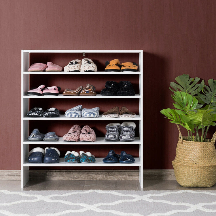 3-in-1 Wood Shoe Rack Ideal for Entryway and Hallway