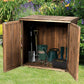 Outdoor Wooden Storage Cabinet with Double Doors