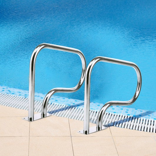 Stainless Steel Swimming Pool Hand Rail with Base Plate