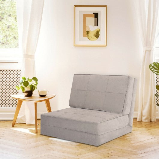 Convertible Lounger Folding Sofa Sleeper Bed