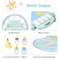 3-in-1 Baby Gym Piano Music and Lights Fun Play Mat