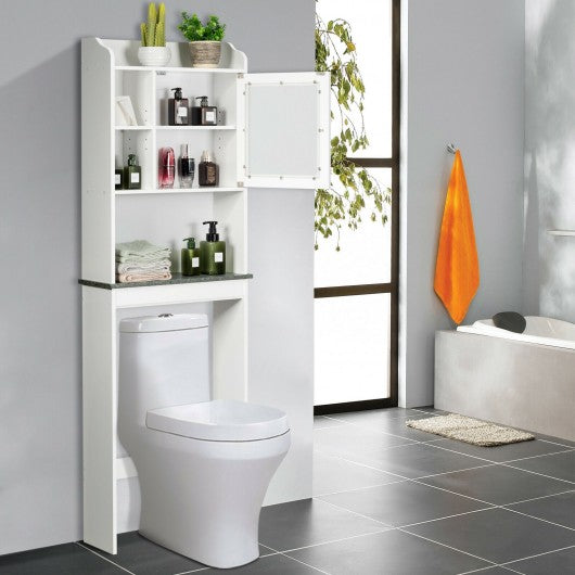 Bathroom Space Saver White Over-the-Toilet Cabinet