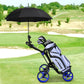4 Wheels Golf Push Cart with Brake Scoreboard Adjustable Handle