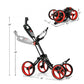 4 Wheels Golf Push Cart with Brake Scoreboard Adjustable Handle