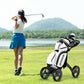 4 Wheels Golf Push Cart with Brake Scoreboard Adjustable Handle
