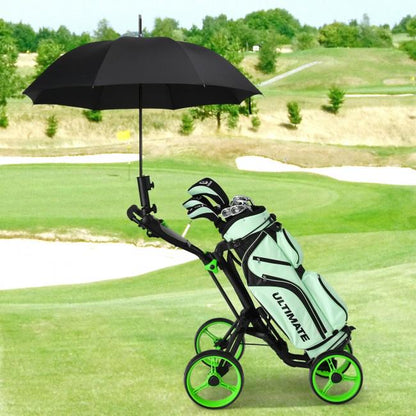 4 Wheels Golf Push Cart with Brake Scoreboard Adjustable Handle
