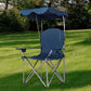 Portable Folding Beach Canopy Chair with Cup Holders