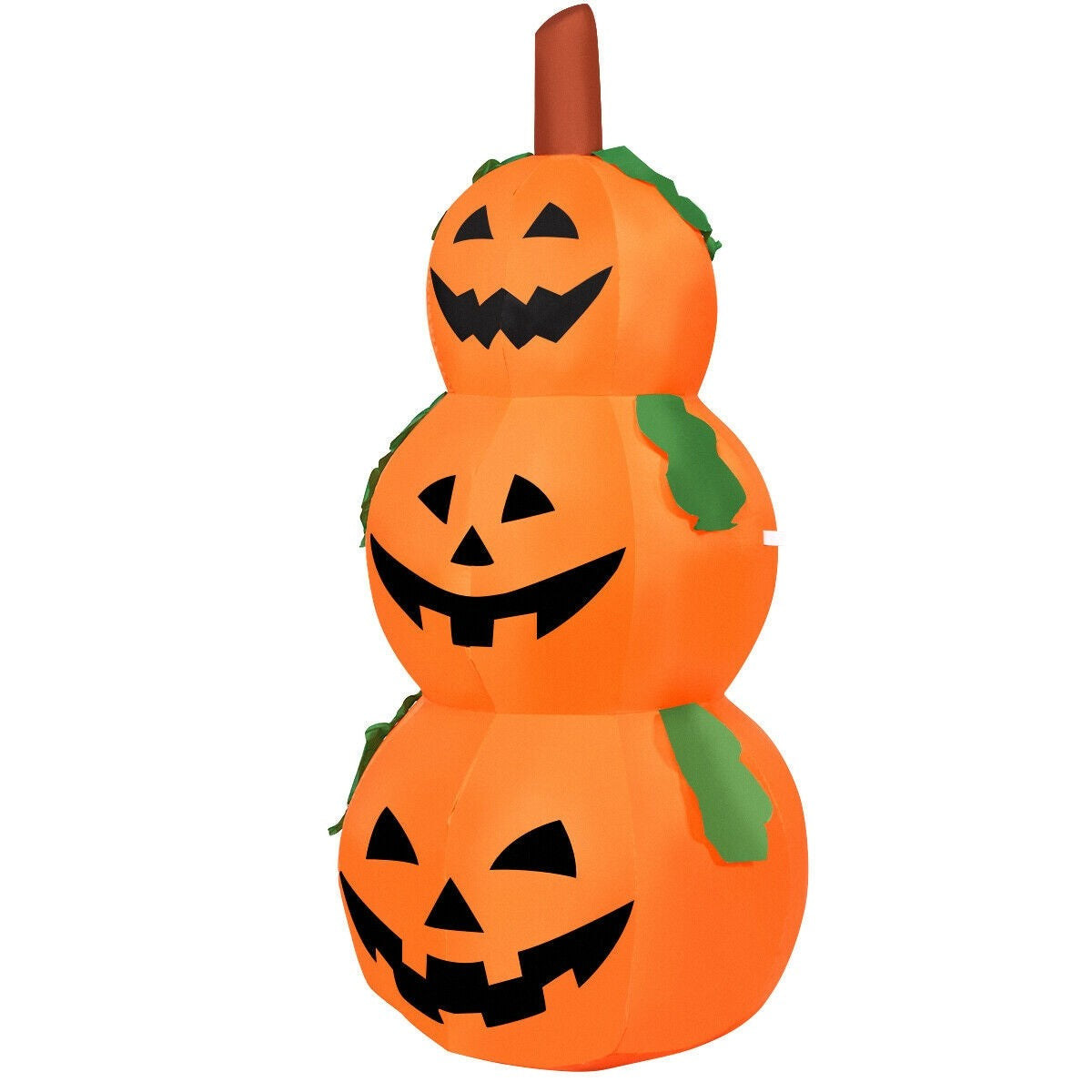 5 ft Halloween Inflatable 3-Pumpkin Stack Ghost