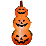 5 ft Halloween Inflatable 3-Pumpkin Stack Ghost