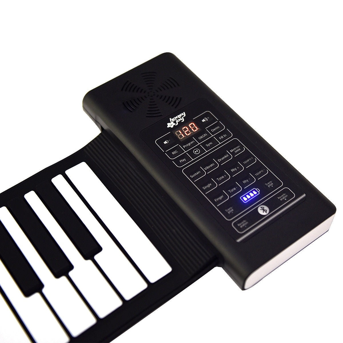 61 Key Electronic Roll up Silicone Rechargeable Piano Keyboard
