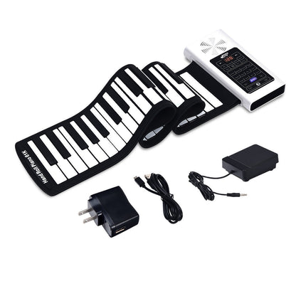 61 Key Electronic Roll up Silicone Rechargeable Piano Keyboard