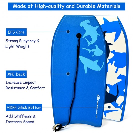 Lightweight Super Bodyboard Surfing with EPS Core Boarding