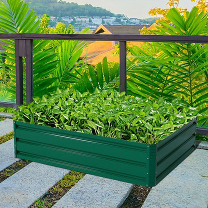 Patio Raised Garden Bed for Vegetable Flower Planting