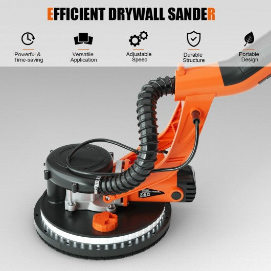 Electric Drywall Sander 750W Adjustable Variable Speed
