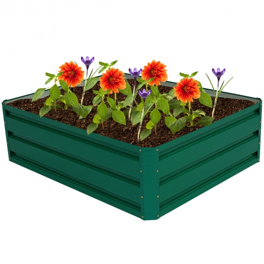 Patio Raised Garden Bed for Vegetable Flower Planting